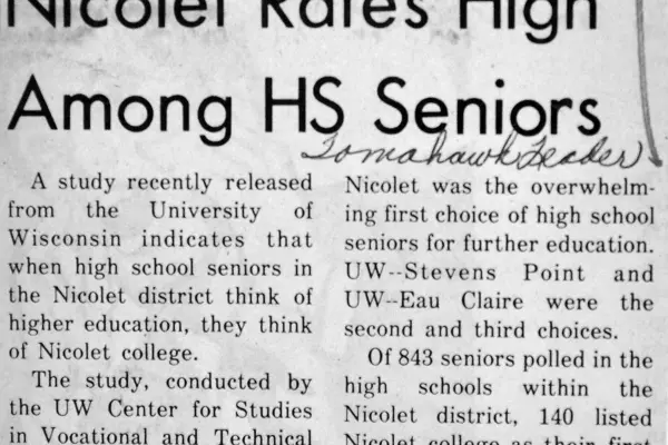 newspaper clipping from 1975