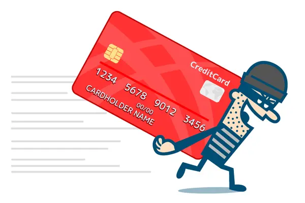 Illustration of identity theft 