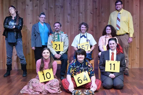 cast of the Putnam National Spelling Bee production by Nicolet Live