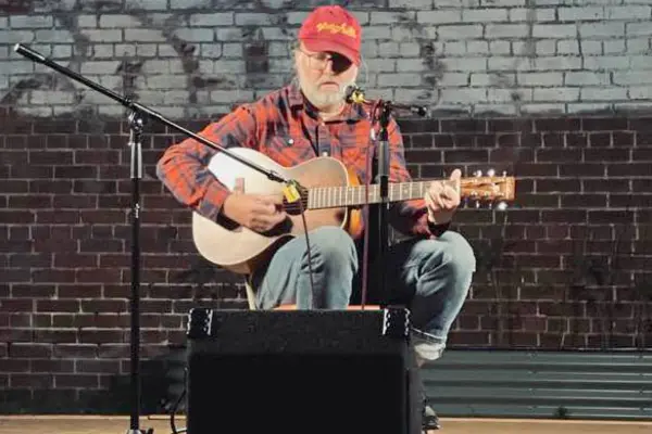 jaron childs playing guitar