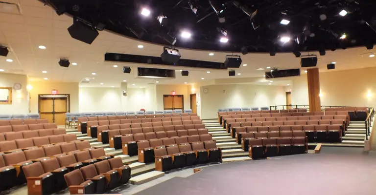 audience view of the nicolet theatre