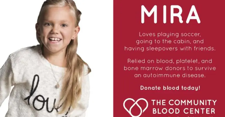 Community blood drive promotion