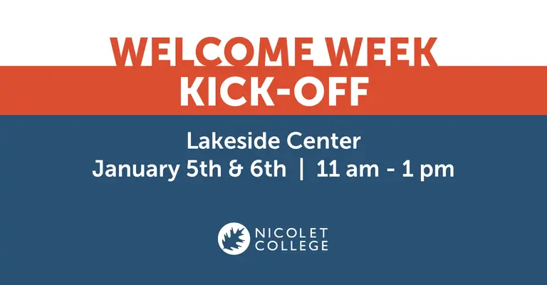 welcome week kick off graphic