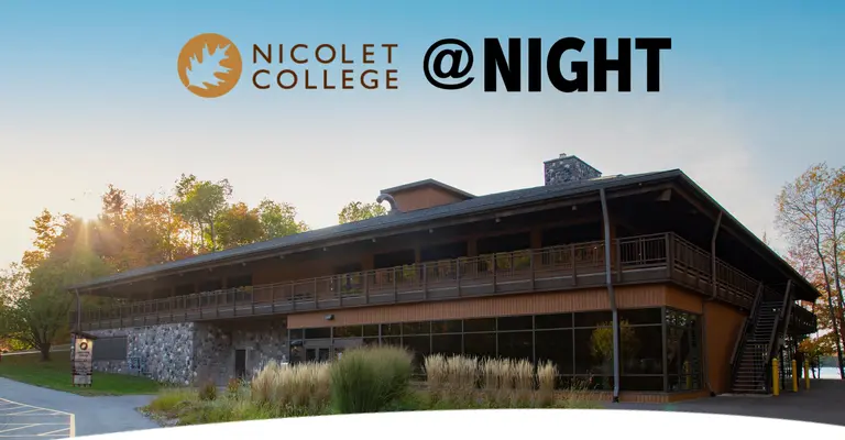Nicolet College at Night