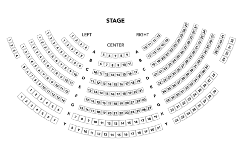 Theatre seating chart