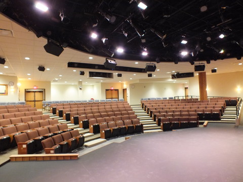 audience view of the nicolet theatre