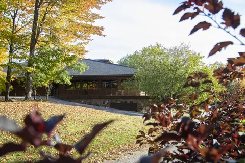 Lakeside center in the fall 
