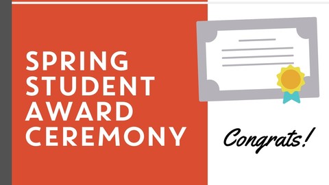 student award ceremony congratulations graphic