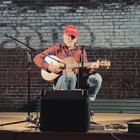 jaron childs playing guitar