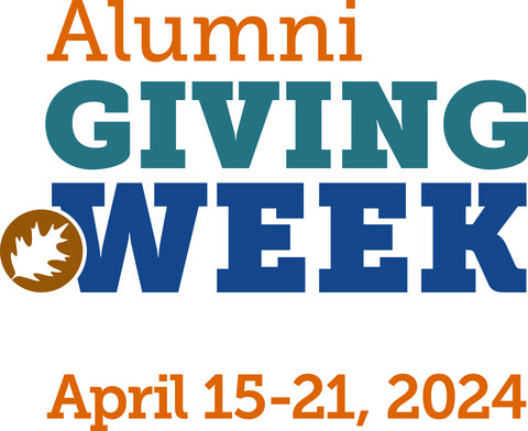 Alumni Giving week logo april 15-21, 2024