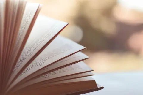 Book with pages fanned