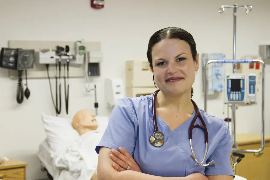 Nursing student at Nicolet College