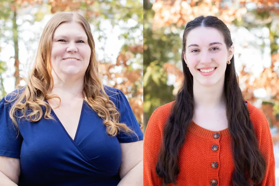 Nicolet College Ambassadors Kailey Kupfer and Keely Coffman.